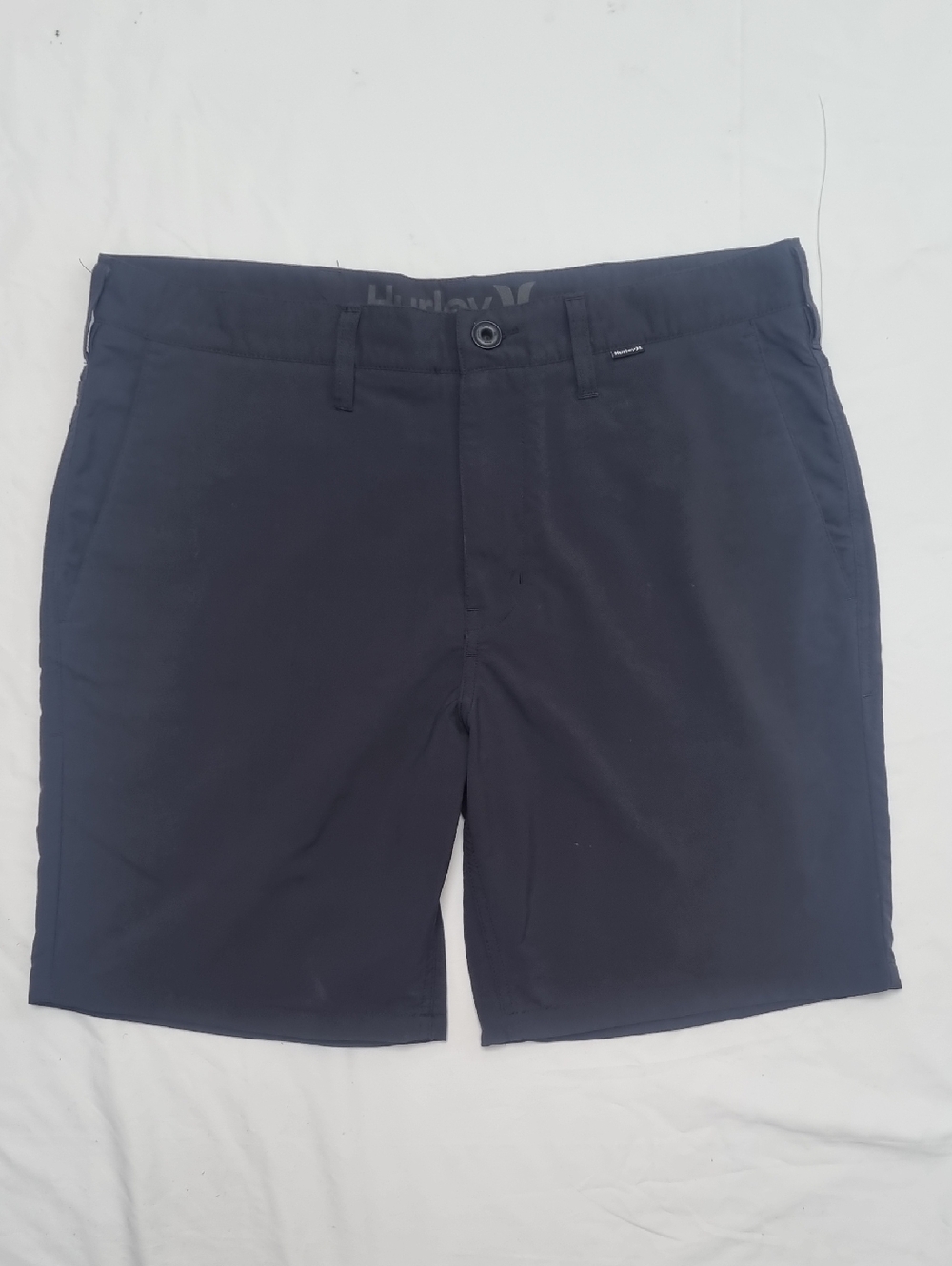 Hurley Men's Navy Flat Front Chino Shorts